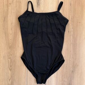 Mirella Black Bodysuit/Leotard Size L